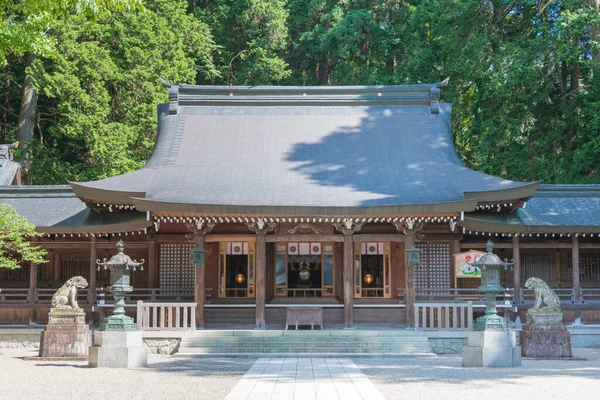 Gifu Japan Hida Ichinomiya Minashi Shrine 日本吉福市高山市的名胜古迹 — 图库照片