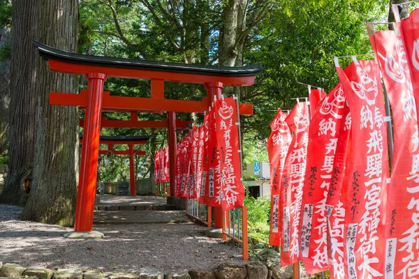 Gifu Giappone Santuario Hida Ichinomiya Minashi Famoso Sito Storico Takayama — Foto Stock