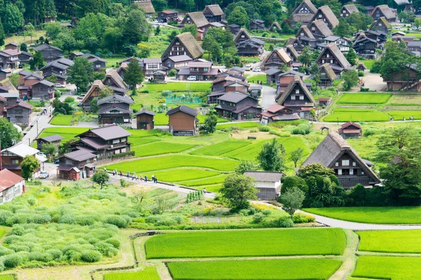 Gifu Ιαπωνία Gassho Zukuri Σπίτια Στο Χωριό Ogimachi Στο Shirakawago — Φωτογραφία Αρχείου