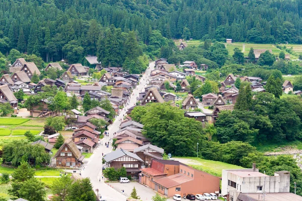 Gifu Ιαπωνία Gassho Zukuri Σπίτια Στο Χωριό Ogimachi Στο Shirakawago — Φωτογραφία Αρχείου