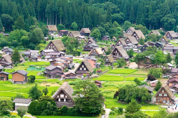 Gifu Ιαπωνία Gassho Zukuri Σπίτια Στο Χωριό Ogimachi Στο Shirakawago — Φωτογραφία Αρχείου