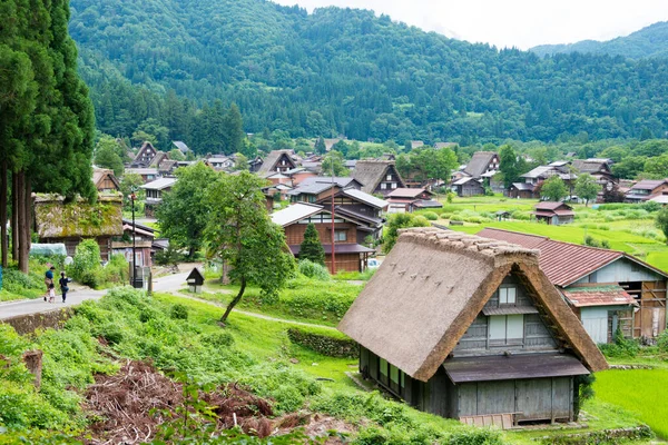 Gifu Ιαπωνία Gassho Zukuri Σπίτια Στο Χωριό Ogimachi Στο Shirakawago — Φωτογραφία Αρχείου