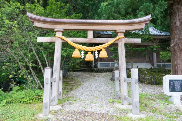 Gifu Japão Santuário Hatoya Hachiman Shirakawago Gifu Japão Local Histórico — Fotografia de Stock