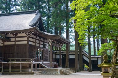 Gifu, Japonya - Keta Wakamiya Tapınağı. Japonya, Gifu, Hida 'da ünlü bir tarihi mekan..