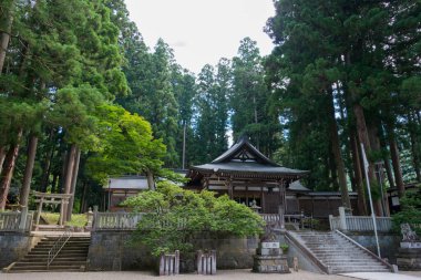 Gifu, Japonya - Keta Wakamiya Tapınağı. Japonya, Gifu, Hida 'da ünlü bir tarihi mekan..