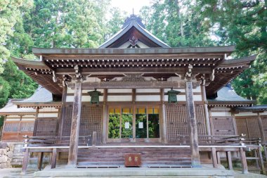 Gifu, Japonya - Keta Wakamiya Tapınağı. Japonya, Gifu, Hida 'da ünlü bir tarihi mekan..