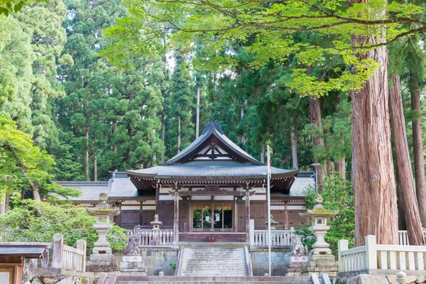 Gifu Japan Keta Wakamiya Shrine 日本Gifu Hida的一个著名的历史遗迹 — 图库照片