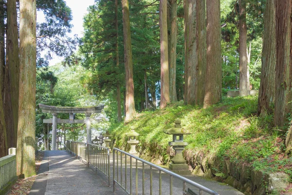 Gifu Japão Aproximação Santuário Keta Wakamiya Local Histórico Famoso Hida — Fotografia de Stock