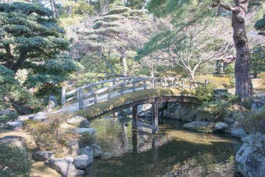 Kyoto, Japonya - Japonya 'daki Kyoto İmparatorluk Sarayı (Kyoto Gosho). Japon İmparatoru 'nun eski bir sarayı..