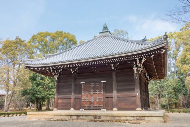 Kyoto, Japonya - Kyoto, Japonya 'daki Ninna-ji Tapınağı. Antik Kyoto Tarihi Anıtları 'nın (UNESCO Dünya Mirası Sitesi) bir parçasıdır (Kyoto, Uji ve Otsu Şehirleri)..