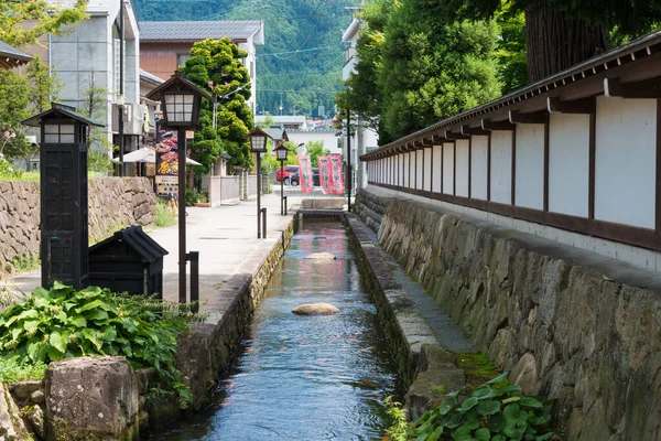 Gifu Japan Hida Furukawa Gamla Stan Känd Historisk Plats Hida — Stockfoto