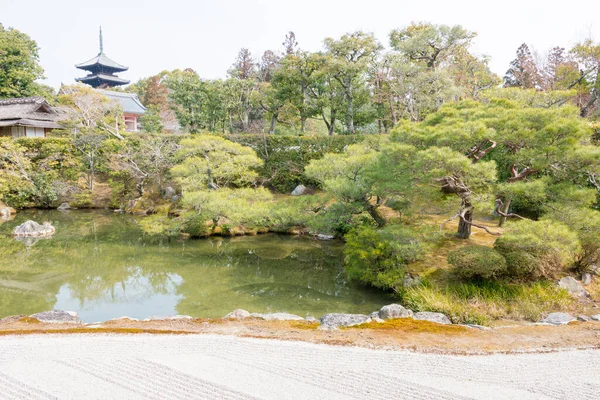 Kjóto Japonsko Chrám Ninna Japonském Kjótu Součástí Historických Památek Starověkého — Stock fotografie