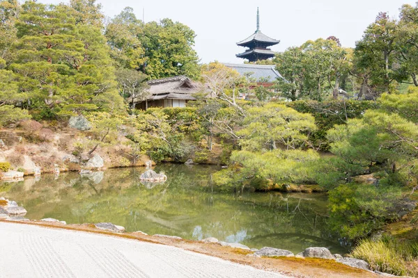 Kjóto Japonsko Chrám Ninna Japonském Kjótu Součástí Historických Památek Starověkého — Stock fotografie