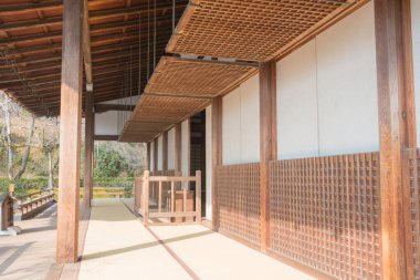 Kyoto, Japonya - Kyoto, Japonya 'daki Tenryu-ji Tapınağı. Antik Kyoto Tarihi Anıtları 'nın (UNESCO Dünya Mirası Sitesi) bir parçasıdır (Kyoto, Uji ve Otsu Şehirleri)..