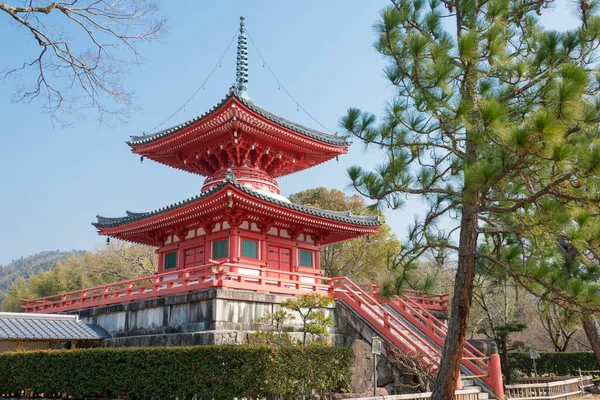 Kyoto Japan Pagoda Vid Daikaku Templet Kyoto Japan Platsen Var — Stockfoto