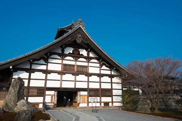 日本京都 日本京都天瑞寺 Tenryu Temple 它是教科文组织世界遗产之一的京都古城 Uji和Otsu城市 历史遗迹的一部分 — 图库照片