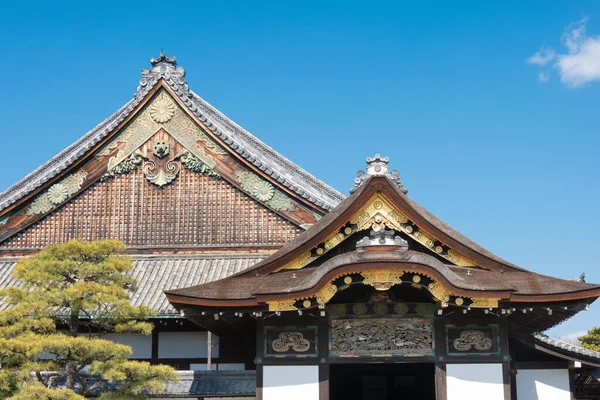 京都の二条城 ユネスコの世界遺産に登録されている古都京都 大津市 の文化財の一部である — ストック写真