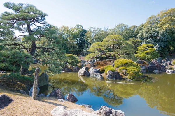 Kjóto Japonsko Zámek Nijo Japonském Kjótu Součástí Historických Památek Starověkého — Stock fotografie