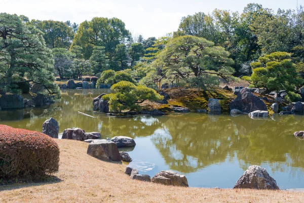 Kjóto Japonsko Zámek Nijo Japonském Kjótu Součástí Historických Památek Starověkého — Stock fotografie