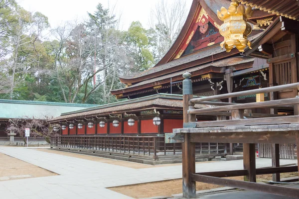 Kyoto Japan Kitano Tenmangu Helgedom Kyoto Japan Helgonet Byggdes 947 — Stockfoto