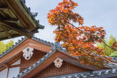 Kyoto, Japonya - Kyoto, Japonya 'daki Suzumushi Tapınağı. Tapınak 1723 yılında kuruldu ve yerel çan cırcırböcekleriyle ünlüdür..