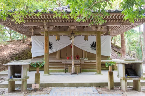 Kyoto Japan Kurama Dera Tempel Kyoto Japan Tempel Werd Gesticht — Stockfoto