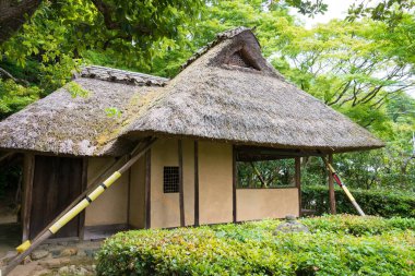 Kyoto, Japonya - Japonya, Kyoto 'daki Konpuku-ji tapınağında Basho-an. Konpuku-ji 864 yılında Jikaku Daishi adında bir rahip tarafından inşa edildi..