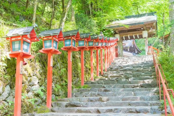 Kyoto Japón Aproximación Santuario Kifune Kyoto Japón Sitio Histórico Famoso —  Fotos de Stock