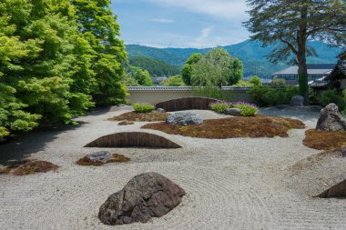 Kyoto, Japonya - Japonya 'daki Jissoin Tapınağı. Jissoin 1229 yılında rahip Joki tarafından kuruldu..