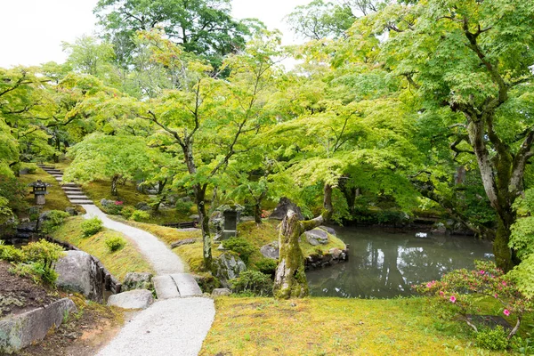 Kioto Japón Jardín Inferior Shugakuin Imperial Villa Shugakuin Rikyu Kioto — Foto de Stock