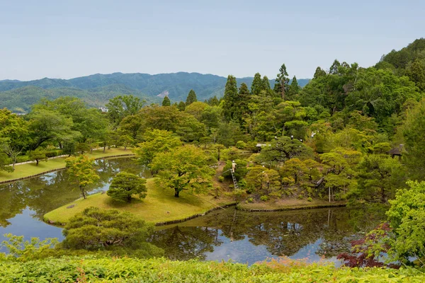 Kioto Japani Yläpuutarha Shugakuin Keisarillisessa Huvilassa Shugakuin Rikyu Kiotossa Japanissa — kuvapankkivalokuva