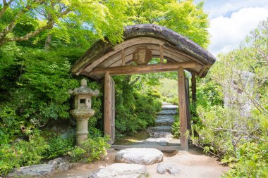 Kyoto, Japonya - Kyoto, Japonya 'da Okochi Dağı Villa (Okochi Sanso Villa). Okochi Sanso Villa, Japon film yıldızı Okochi Denjiro 'nun eski evi..