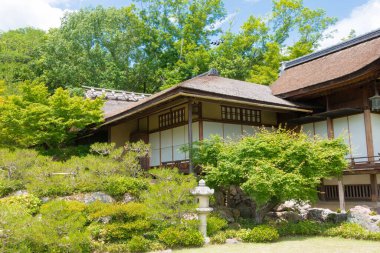Kyoto, Japonya - Kyoto, Japonya 'da Okochi Dağı Villa (Okochi Sanso Villa). Okochi Sanso Villa, Japon film yıldızı Okochi Denjiro 'nun eski evi..