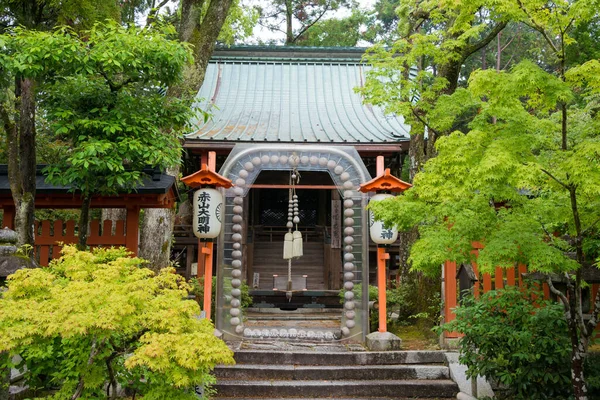 日本京都 日本京都塞基赞禅寺 Sekizan Zen In是公元888年根据大祭司Jikaku Daishi Ennin的意愿成立的 — 图库照片