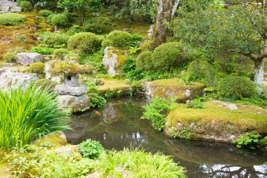 Kyoto, Japonya - Ohara, Kyoto, Japonya 'daki Jikkoin Tapınağı.
