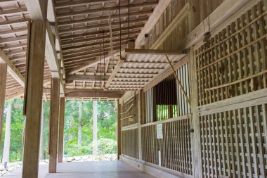 Kyoto, Japonya - Ohara, Kyoto, Japonya 'daki Raigou-in Tapınağı. Ünlü bir turistik yer..