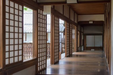 Kyoto, Japonya - Fushimi, Kyoto, Japonya 'daki Daigoji Tapınağı' nda Sanboin Tapınağı. UNESCO Dünya Mirası Alanının bir parçasıdır - Antik Kyoto Tarihi Eserleri.