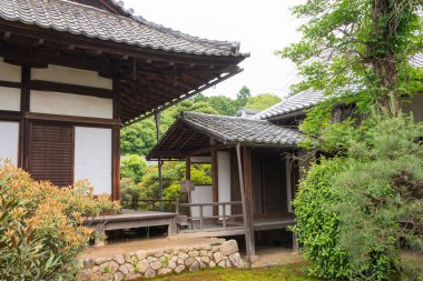 Kyoto, Japonya - Japonya 'daki Zuishin Tapınağı. Tapınak 991 'de kuruldu..