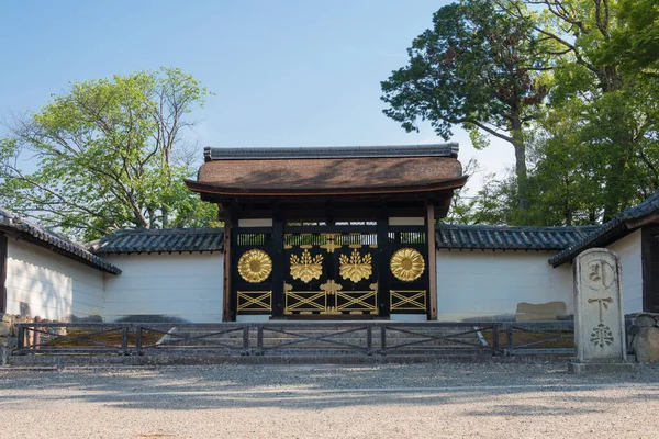 日本京都 位于日本京都抚顺的大理寺的卡拉蒙 中国门 它是联合国教科文组织世界遗产的一部分 京都古城的历史遗迹 — 图库照片