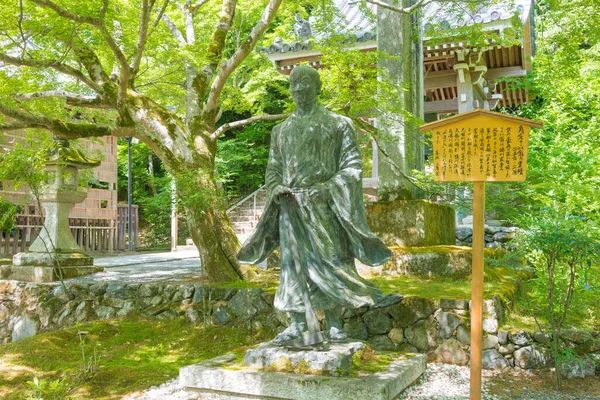 Kyoto Japan Suminokura Ryoi Statue Nison Tempel Kyoto Japan Suminokura — Stockfoto