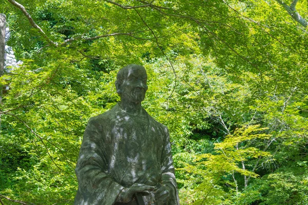Kyoto Japan Άγαλμα Suminokura Ryoi Στο Ναό Nison Στο Κιότο — Φωτογραφία Αρχείου