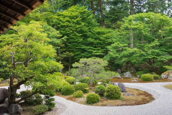 日本京都 日本京都的满洲寺 Manshu Monzeki 这座庙宇建于八世纪 — 图库照片