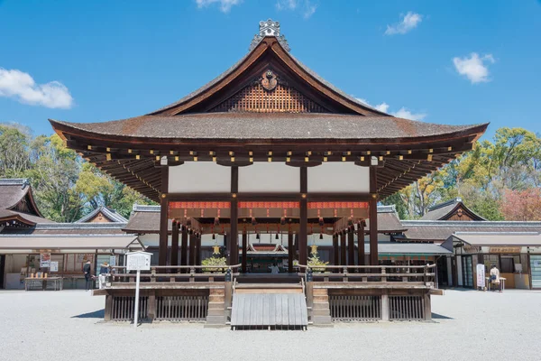 Kiotó Japán Shimogamo Szentély Kiotóban Japánban Része Unesco Világörökség Részének — Stock Fotó