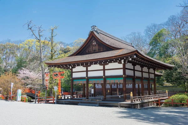 Kyoto Japão Santuário Shimogamo Kyoto Japão Faz Parte Património Mundial — Fotografia de Stock