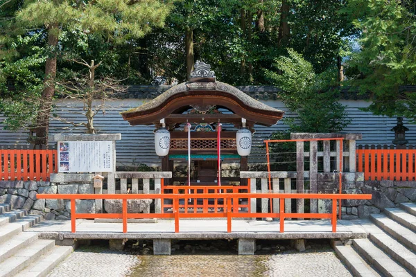 日本京都 日本京都Shimogamo神龛 它是联合国教科文组织世界遗产的一部分 京都古城的历史遗迹 — 图库照片