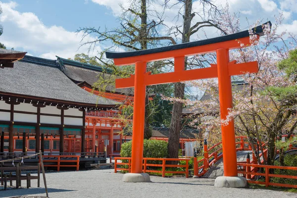 Kyoto Japan Shimogamo Schrein Kyoto Japan Ist Teil Des Unesco — Stockfoto