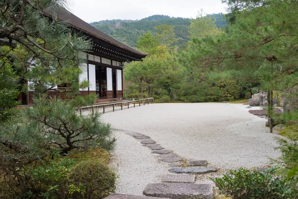 Kyoto Japan Crane Turtle Garden Tsurukame Niwa Konchi Temple Kyoto — Stock Photo, Image