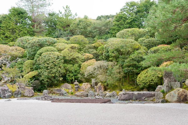 Kjóto Japonsko Crane Turtle Garden Tsurukame Niwa Chrámu Konchi Japonském — Stock fotografie