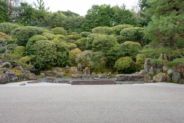 Kjóto Japonsko Crane Turtle Garden Tsurukame Niwa Chrámu Konchi Japonském — Stock fotografie