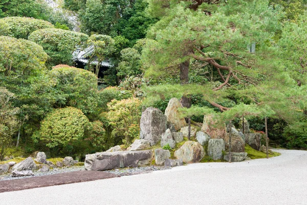 Kyoto Japan Kranich Und Schildkrötengarten Tsurukame Niwa Konchi Tempel Kyoto — Stockfoto